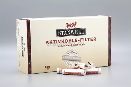 Фильтры для трубок Stanwell 9 мм угольные (200 шт)